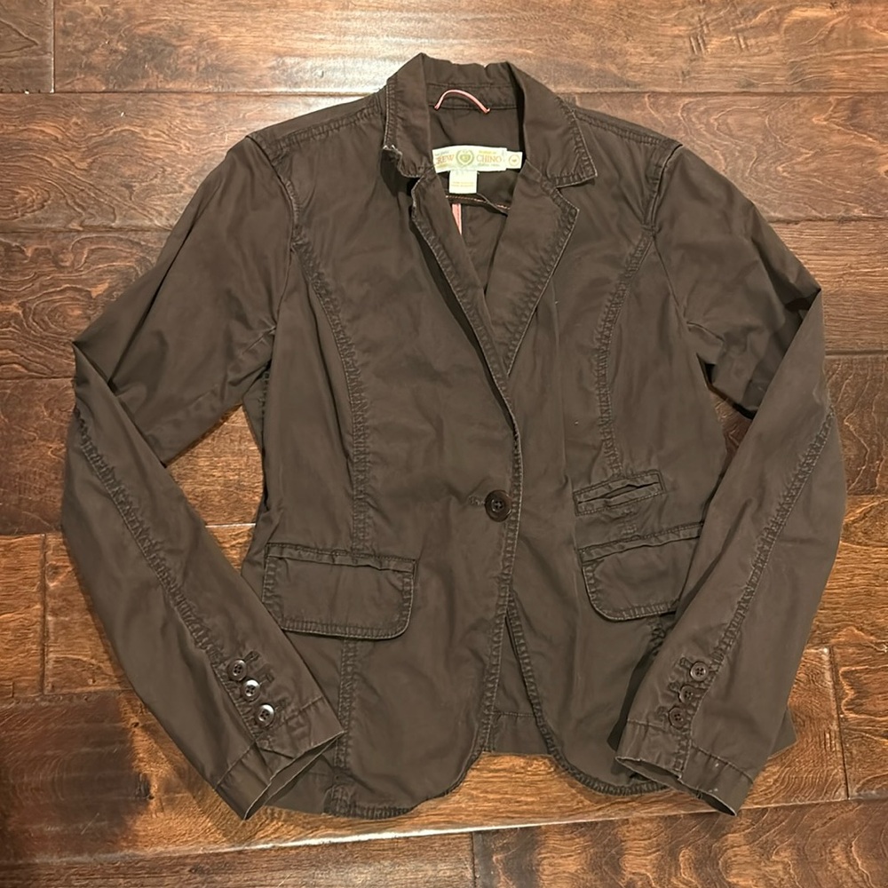 J. Crew Chino Cotton Blazer